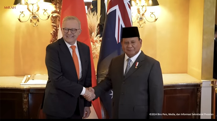 Prabowo Ingin Australia Berkontribusi Lebih untuk Indonesia
