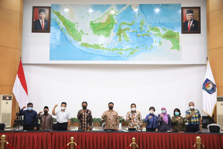  Tim Seleksi (Timsel) Calon Anggota Komisi Pemilihan Umum (KPU) dan Badan Pengawas Pemilu (Bawaslu). (Foto: Kemendagri)