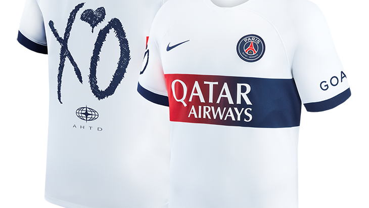 Sentuhan The Weeknd di Jersey Paris Saint-Germain