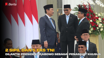 2 Sipil dan 5 Eks TNI Dilantik Presiden Prabowo sebagai Penasihat Khusus