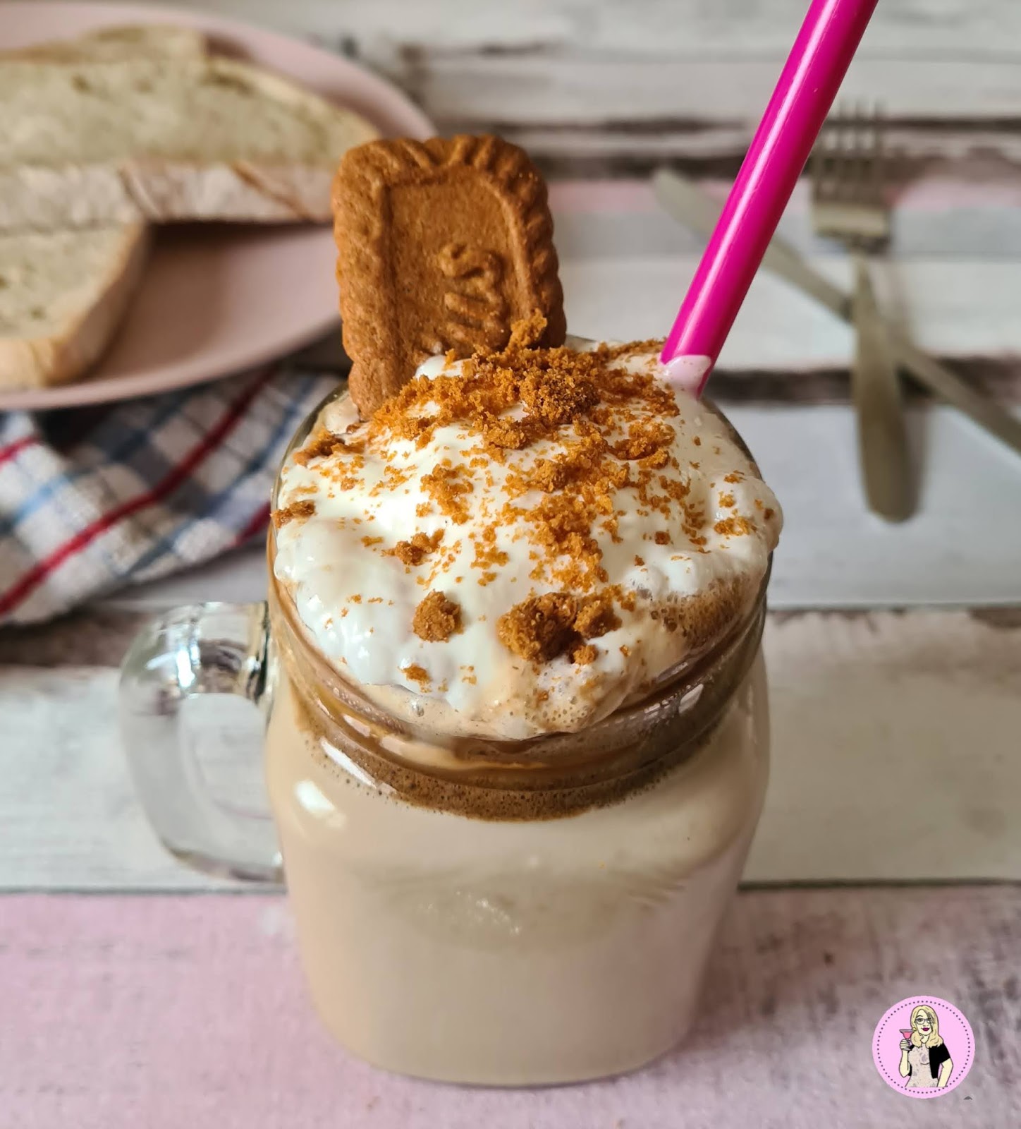 Biscoff iced coffee. (Foto Sugar Pink Food)