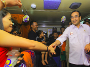 Menhub BKS Pastikan 2018 KA Semi Cepat Jakarta-Surabaya Dibangun