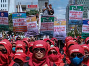 Berita Foto: Peringatan Hari Buruh Sedunia di Jakarta