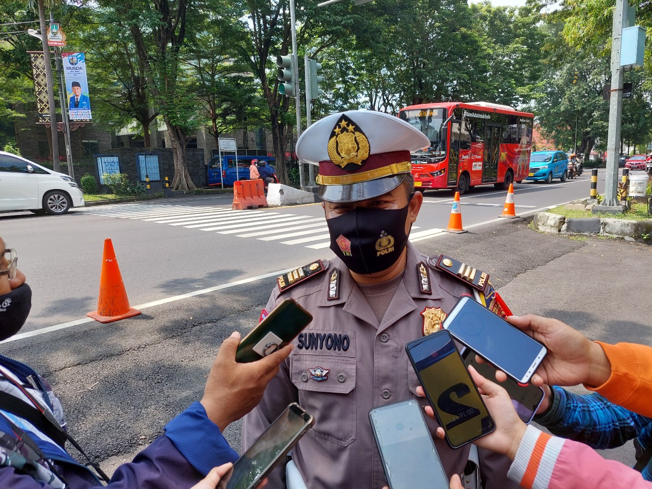 Kanit Turjawali Satlantas Polresta Surakarta AKP Sunyono, Kamis (6/5). (MP/Ismail)