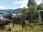 Angkut Beras Bantuan, Pesawat Smart Air Tergelincir di Intan Jaya Papua