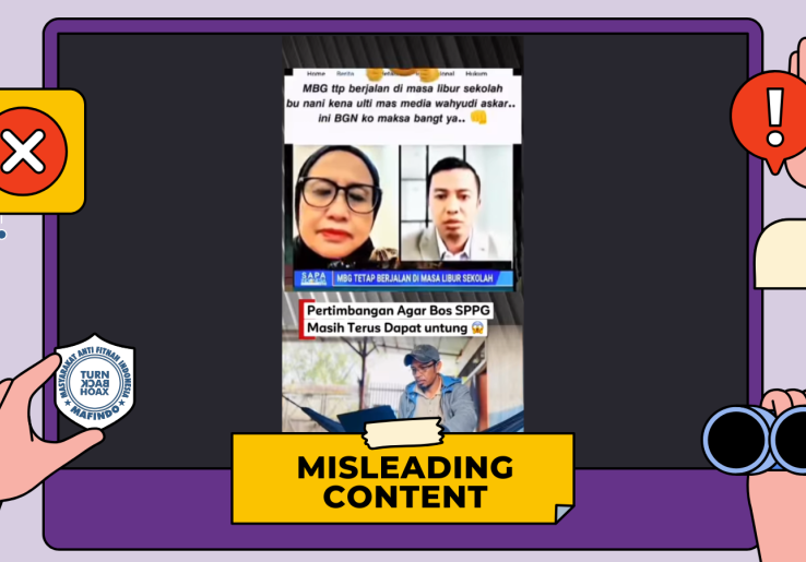 [HOAKS atau FAKTA] : MBG Tetap Beroperasi di Masa Libur Sekolah 2026 agar Pengelola Tetap Untung