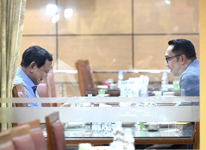 Prabowo Makan Bareng Ridwan Kamil, Istana Sebut Ada Faktor Kedekatan