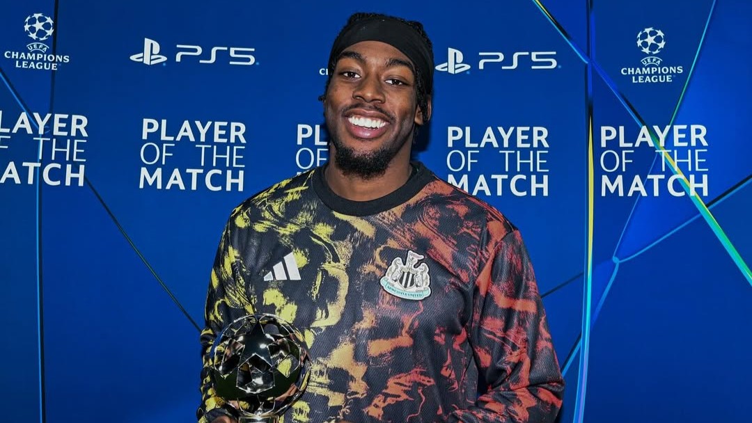 Anthony Elanga raih trofi Man of the Match Liga Champions