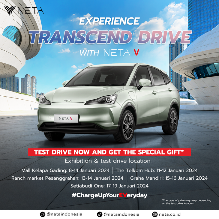 NETA Gelar Customer Test Drive untuk NETA V