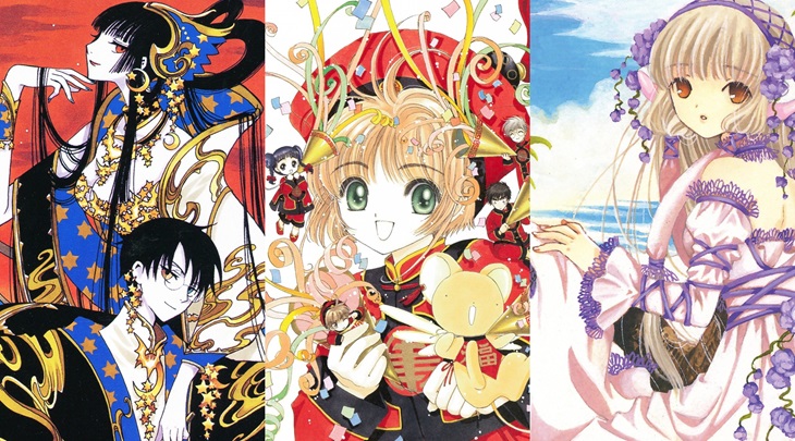 Menghadirkan artwork dari komik terkenal garapan CLAMP seperti xxxHolic, Cardcaptor Sakura, dan Chobits (Foto: CLAMP)