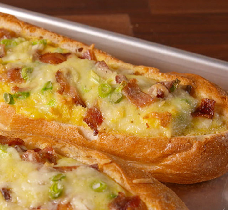 Breakfast Stuffed Bread, Sarapan Lezat dengan Roti Prancis
