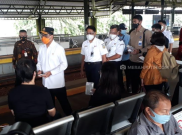 Menhub Sidak Penerapan Protokol Kesehatan Jelang Libur Nataru di Stasiun Gambir