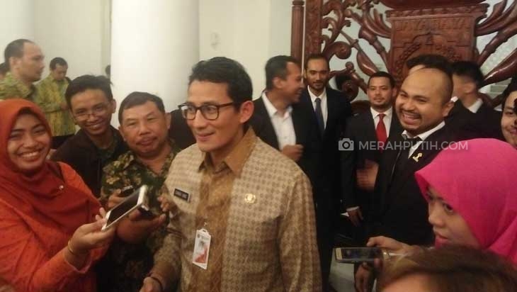 Sandi Uno: Saya Bangga Anak HIPMI ke Balai Kota Bukan Minta Proyek 