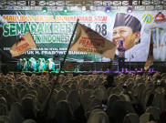 Ribuan Nyai dan Santri di Jatim Deklarasi Dukung Prabowo Subianto