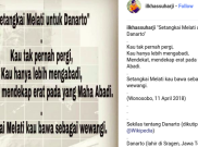 Sastrawan Danarto Wafat, Warganet Berduka