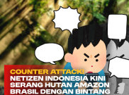 Counter Attack! Netizen Indonesia Serang Hutan Amazon Brasil dengan Bintang 1 di Google 