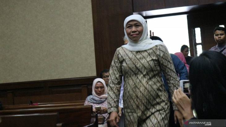Sidang Suap Romahurmuziy, Khofifah Dicecar soal Peran Ketua Timsesnya di Pilgub Jatim