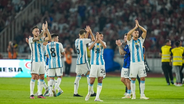 Polisi Berikan Pengawalan Khusus Kepulangan Timnas Argentina