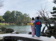 Asiknya Jalan-jalan ke Taman Kenrokeun Kanazawa