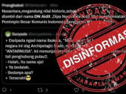 [HOAKS atau FAKTA]: Nama Ibu Kota Nusantara Dipilih untuk Hormati Pimpinan PKI Aidit