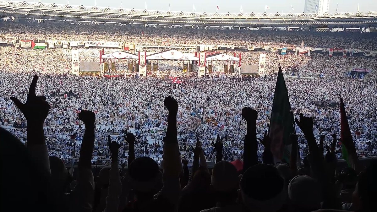 Kampanye Akbar Prabowo-Sandi di GBK Tunjukkan Semangat Pancasila