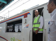 Uji Coba Perdana, Menteri Perhubungan Menjajal Jalur Baru KA Bandara Soetta