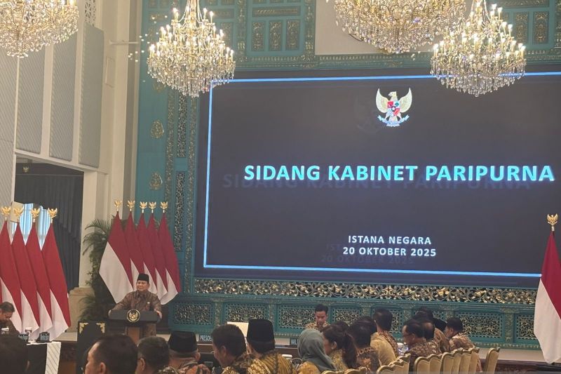 1 Tahun Pemerintahan, Prabowo Ibaratkan Kabinet Merah Putih Tim Sepak Bola