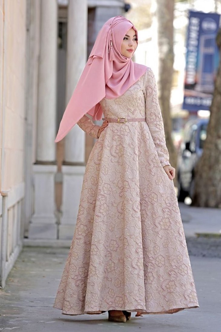 gamis brokat