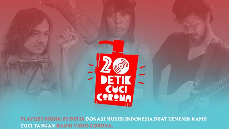 Karya #20DetikCuciCorona Dicetak dalam Bentuk Vinyl