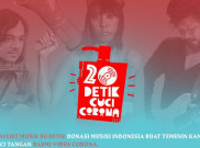 Karya #20DetikCuciCorona Dicetak dalam Bentuk Vinyl