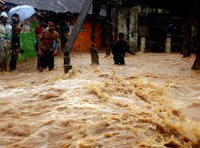 Air Sungai Bengawan Solo Meluap, Puluhan Rumah Terendam