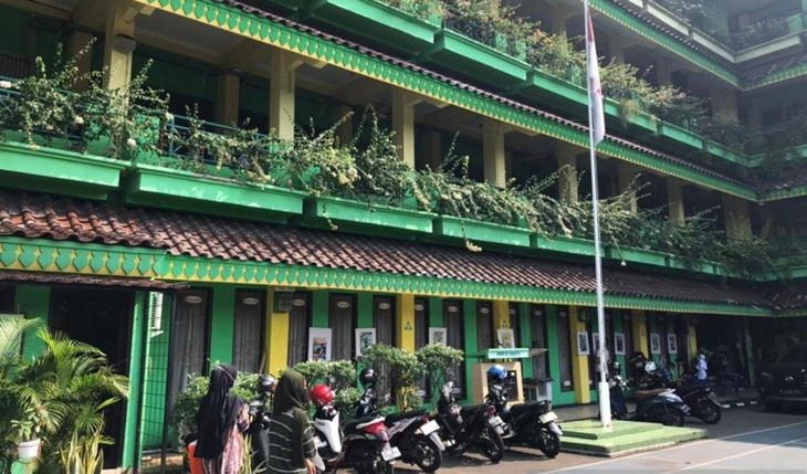 SMK 60 Jakarta Barat siap menerima siswa melalui sistem Penerimaan Peserta Didik Baru (PPDB), Kamis (3/6/2021) ANTARA/Anisyah Rahmawati