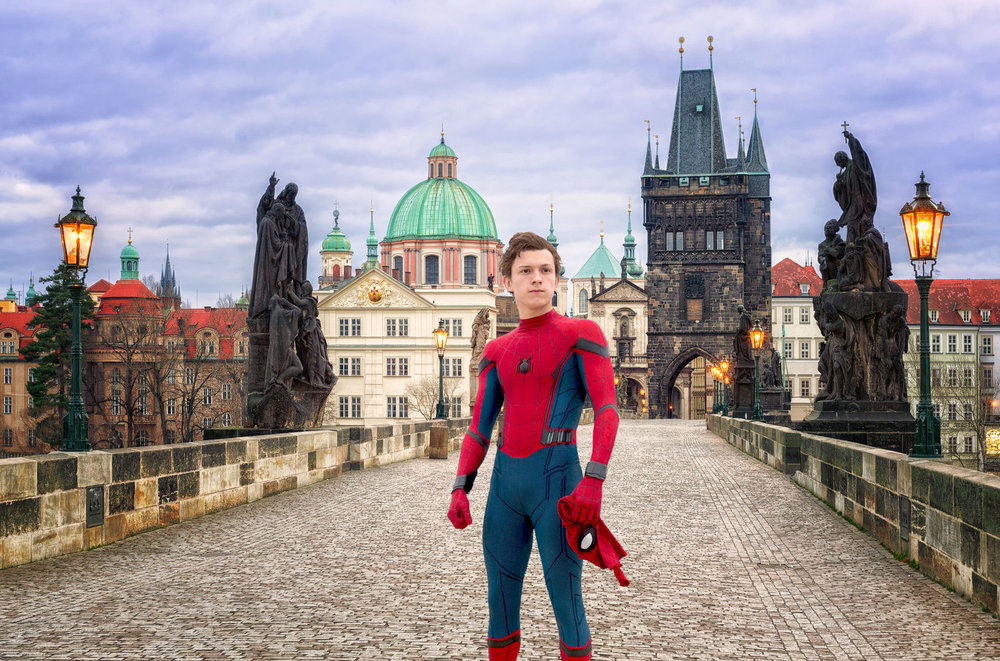 Spider-Man di Praha (Sumber:The Prague Reporter)
