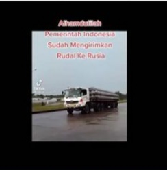 Tangkapan layar hoaks. 