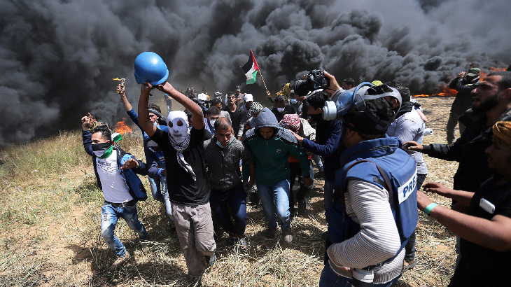 Wartawan Palestina Tewas Tertembak Tentara Israel 