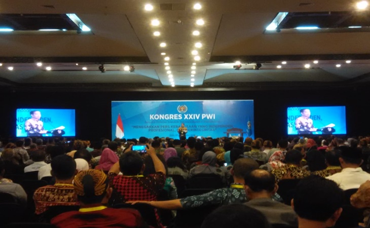 Suasana Kongres PWI di Solo