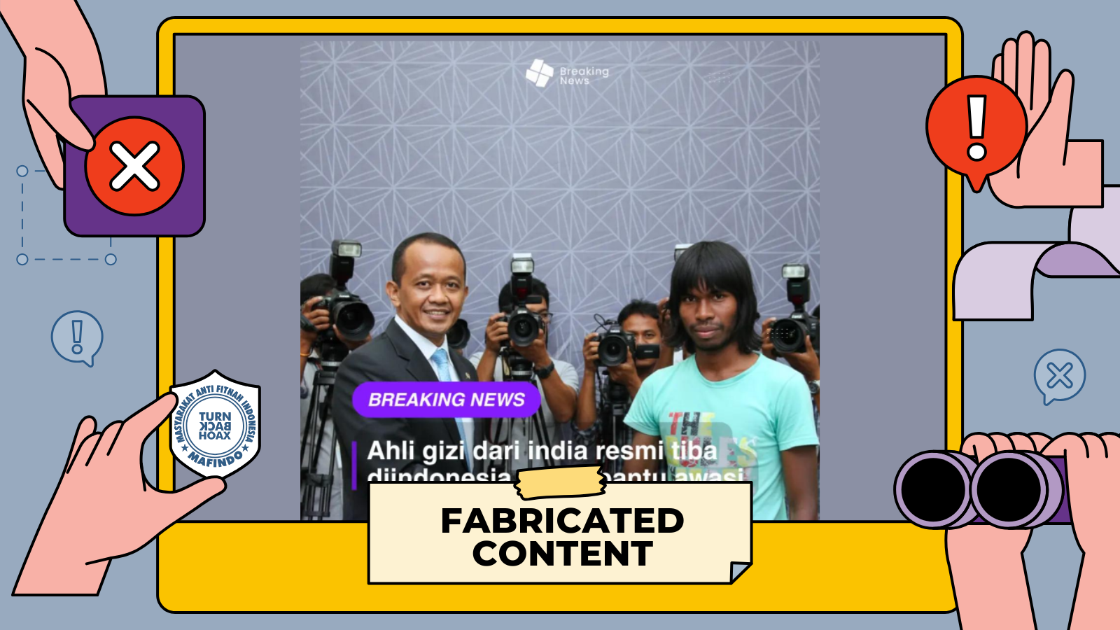 [HOAKS atau FAKTA]: Menteri Bahlil Rekrut Ahli Gizi India untuk Program MBG