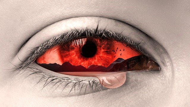Air mata bisa memicu iritasi. (Foto pixabay/VISHNU_KV)