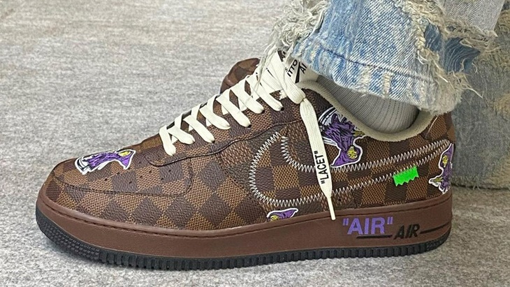 Sneakers Hypebeast dari Nike x Louis Vuitton Air Force 1