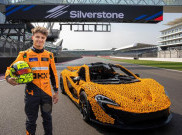Lando Norris Jajal Sirkuit Silverstone dengan McLaren P1 yang Terbuat dari Lego