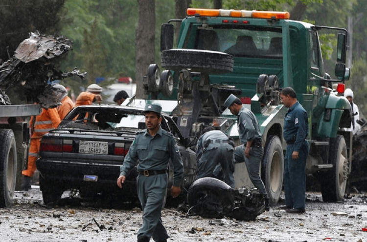Bom Bunuh Diri Kompleks Kedutaan di Afganistan, 80 Tewas