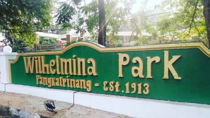 Wilhelmina Park Pangkalpinang, Taman Wisata Asri yang Penuh Catatan Sejarah Keren