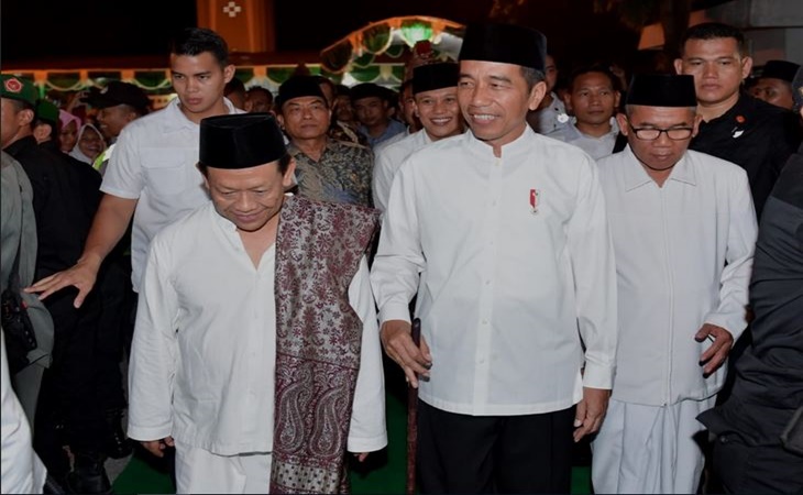 Jelang Pilpres 2019, Presiden Jokowi Ajak Para Santri Perangi Hoaks 