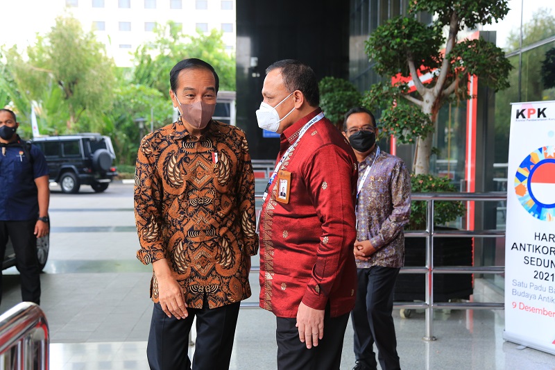 ICW Kritik Jokowi Tidak Tegur Pimpinan KPK Saat Harkodia