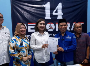 Tanpa Restu Orangtua, Wina Daftar Cabup Sragen lewat Partai Demokrat