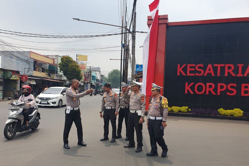 Ada Jokowi-Prabowo, 330 Polisi Dikerahkan Atur Lalu Lintas Sekitar Mako Brimob