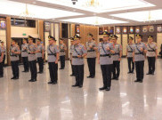 Daftar Pejabat Utama dan Kapolda Yang Dilantik Kapolri Hari Ini, Bertabur Bintang 3 dan 2