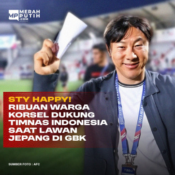 Shin Tae-yong Happy, Ribuan Warga Korsel Dukung Timnas Indonesia Saat Lawan Jepang