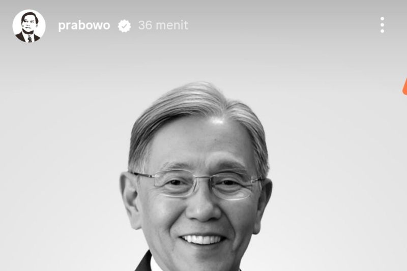 Prabowo Ungkapkan Bela Sungkawa Atas Meninggalnya Ekonom Kwik Kian Gie, Unggah Foto Hitam Putih