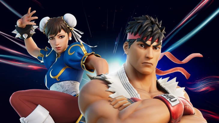 Ryu dan Chun-Li akan Bertarung di Arena Fortnite